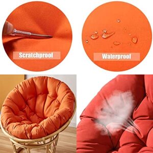 YWBXSHKD Hanging Egg Hammock Chair Pads 90x90cm, Papasan Chair Cushion Only Round Cushion, Soft Comfortable Breathable, for Balcony Patio Garden Outdoor Or Indoor