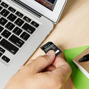 PNY 64GB Elite-X Class 10 U3 V30 SDXC Flash Memory Card 3-Pack - 100MB/s, Class 10, U3, V30, 4K UHD, Full HD, UHS-I, Full Size SD​