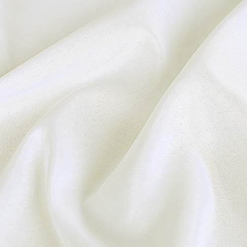 GFCC 8FTX10FT Ivory Backdrop Background for Photography Photo Booth Backdrop for Photoshoot Background Screen Video Recording Parties Curtain