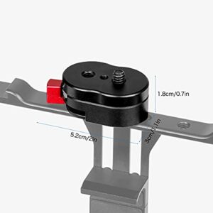 Koolehaoda Mini Quick Release Plate System with 1/4" Screw for Camera Tripod, Gimbal, Monopods,Video Monitors, Magic Arm, Flash Bracket, Stabilizer