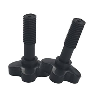 mdyni 2 pieces m12 plastic fixing screw knob canopies garden swing plastic fittings to attach canopy frame to swing frame