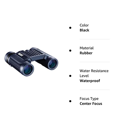 Bushnell H2O Waterproof/Fogproof Compact Roof Prism Binocular, 12x 25mm , Black