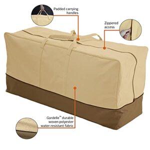 Classic Accessories Veranda Water-Resistant 45.5 Inch Patio Cushion and Cover Storage Bag, Patio Furniture Covers