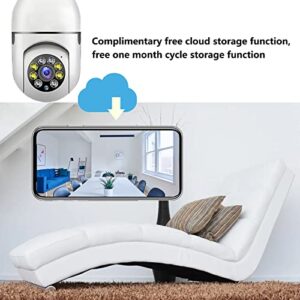 SSYING Light Bulb Camera, 1080P 2.4G/5.0GWireless Light Bulb Camera WiFi Outdoor 360 Degree,Light Bulb Security Camera with Motion Detection,Two-Way Audio,Free Cloud Storage