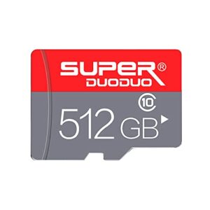 micro sd 512gb memory card with sd card adapter for camera/phone/drone/dash cam/gopro/tablet/pc/computer class 10 tf card 512gb high speed micro memory sd cards