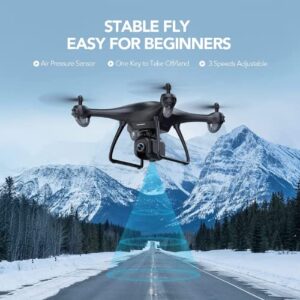 Potensic P5G Drones with Camera for Adults 4K, GPS Drone for Beginners, FPV 5G WiFi Transmission, Auto Return Home, Follow Me, 40 Mins Long Flight