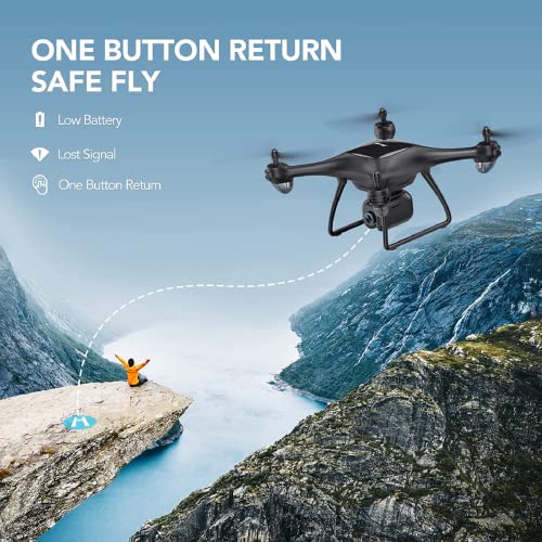 Potensic P5G Drones with Camera for Adults 4K, GPS Drone for Beginners, FPV 5G WiFi Transmission, Auto Return Home, Follow Me, 40 Mins Long Flight