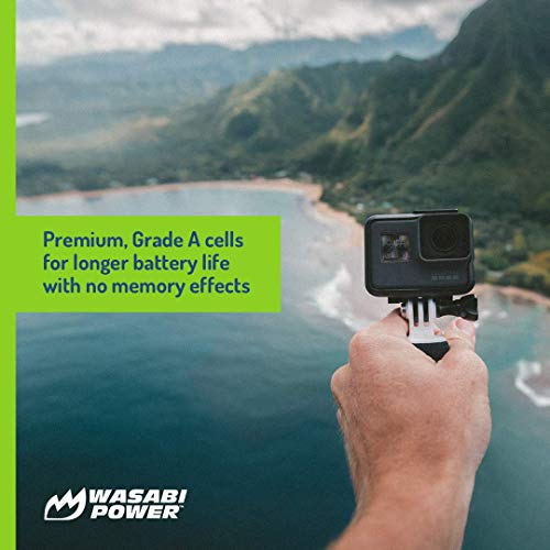 Wasabi Power HERO4 Battery (x2) and USB Triple Charger for GoPro AHDBT-401, Hero 4