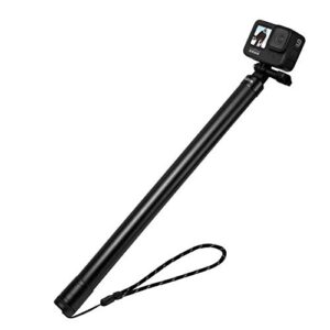 telesin 106″ long selfie stick pole (g2 2.7 meters) extension carbon fiber light monopod for gopro max mini hero 11 10 9 8 7 6 5, insta360 one r x2 x3 go 2, dji osmo pocket 2 action 2 3 accessories
