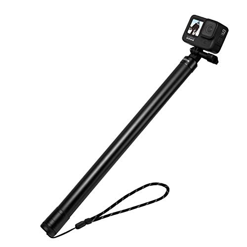 TELESIN 106" Long Selfie Stick Pole (G2 2.7 Meters) Extension Carbon Fiber Light Monopod for GoPro Max Mini Hero 11 10 9 8 7 6 5, Insta360 One R X2 X3 Go 2, DJI Osmo Pocket 2 Action 2 3 Accessories