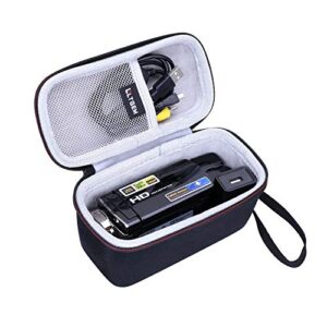 ltgem eva hard case for kicteck video camera camcorder digital – travel protective carrying storage bag