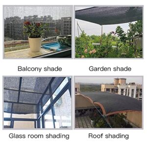 Garden 70% Shade Cloth,Sunblock Shade Cloth Black Shade Cloth Resistant Sun Shade Cloth,Garden Black Sun Shade Cloth for Plants Greenhouse Patio Vegetables Dogs Outside (9.8 x 13.1 Ft)