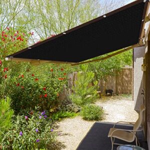 Garden 70% Shade Cloth,Sunblock Shade Cloth Black Shade Cloth Resistant Sun Shade Cloth,Garden Black Sun Shade Cloth for Plants Greenhouse Patio Vegetables Dogs Outside (9.8 x 13.1 Ft)