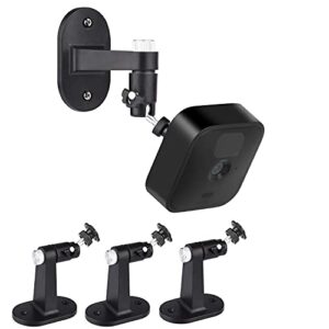 3Pack Adjustable Security Wall Mount Bracket for Blink Outdoor (3rd Gen) XT3, Blink XT / XT2, Blink Mini, Perfect View Angle for Your Blink Surveillance Camera - Black