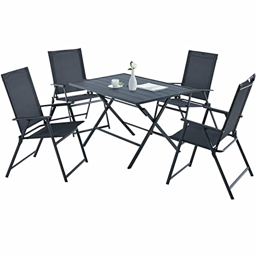 CXDTBH 3-Seat Sofa Cushioned Table Garden Gray Suitable 3 PCS Patio Rattan Furniture Set for Poolside, Backyard and Garden, Etc