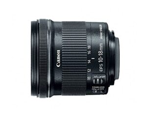 canon ef-s 10-18mm f/4.5-5.6 is stm lens (cerified renewed)