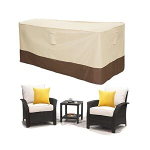 loriano patio furniture cover 600d outdoor furniture cover waterproof suitable for 3 pieces patio furniture sets