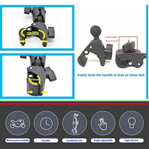 Motorcycle Accessory Bundle for Insta360 ONE X2, X3, ONE X, ONE R, RS, Gopro Hero Max, Fusion, DJI OSMO Action 2 Camera