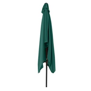 Pure Garden 50-LG1278 Hunter Green Rectangular Patio Umbrella Color