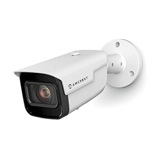 amcrest 4k optical zoom ip camera, varifocal 8mp outdoor poe camera bullet, security camera, 2.7mm~13.5mm lens, ip67 weatherproof, microsd recording, (ip8m-vb2796ew)