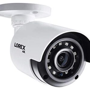 Lorex 4K Ultra HD Analog Indoor/Outdoor Add-On Security Camera with Color Night Vision (Requires Recorder)
