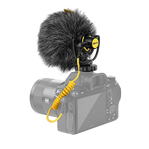 Deity V-Mic D4 Mini Microphone On-Camera Interview Mic Super Cardioid Compact Perfect for Vlog Pocket Cam DSLR Camera,Podcast, Voice Dictation,Recording YouTube, Interview, Video Conference