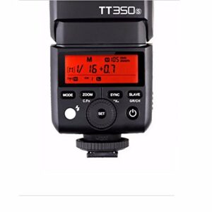 EACHSHOT Godox TT350S 2.4G HSS 1/8000s TTL GN36 Wireless Speedlite Flash for Sony Mirrorless DSLR A7 A7R A7S A7-II A7-III A7R-II A7R-III A7S-II A6300 A6000 w/Color Filter