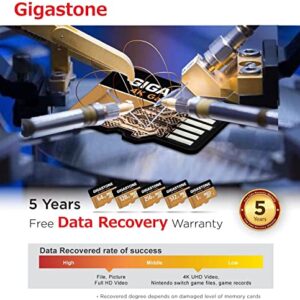 [5-Yrs Free Data Recovery] Gigastone 512GB Micro SD Card, 4K Camera Extreme, MicroSDXC Memory Card for GoPro, Action Camera, Nintendo-Switch, DJI, UHD Video, R/W up to 100/60MB/s, UHS-I U3 A2 V30 C10