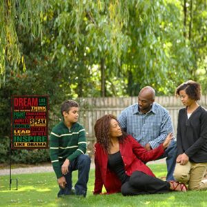 Nepnuser Juneteenth Garden Flag Black History Month African American Festival Decoration Lawn Front Yard Sign Decor