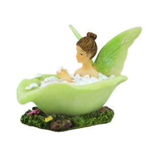 nw wholesaler 2.75 inch miniature fairy taking a bath figurine – miniature fairy for fairy gardens and garden decor
