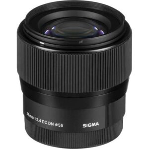 Sigma 56mm for E-Mount (Sony) Fixed Prime Camera Lens, Black (351965)