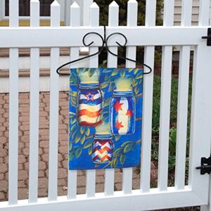 Briarwood Lane Wrought Iron One Piece Garden Flag Hanger/Holder for Yard Banners