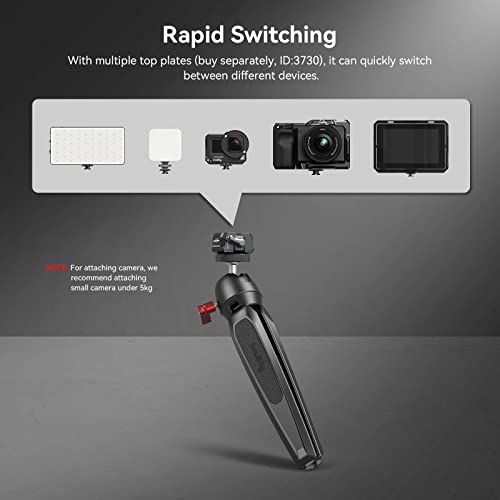 SmallRig Quick Release Plate Drop-in HawkLock Mini Quick Release Camera Mount Adapter with 1/4" Screw, for Camera Clamp, Super Clamp, Ball Head, Tripod, Magic Arm, Stabilizer, Field Monitor - 3513B