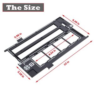 Poweka 1423040 1403903 1401444 35mm Film Holder Slide Negative Holder & Cover Film Guide Photo Holder Compatible with Ep-Son Perfection V500 V550 V600 4490 4990 2450 3170 3200 4180 X750 X770 X820