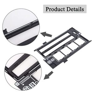 Poweka 1423040 1403903 1401444 35mm Film Holder Slide Negative Holder & Cover Film Guide Photo Holder Compatible with Ep-Son Perfection V500 V550 V600 4490 4990 2450 3170 3200 4180 X750 X770 X820