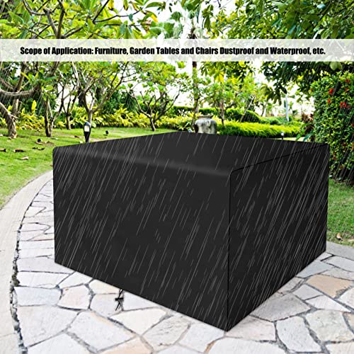 OKJHFD Patio Furniture Cover Durable Protective Covers Waterproof Outdoor Covers Duty Outdoor Rectangle Furniture Set Covers.（57 x 46 x 24In.