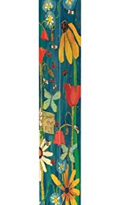 Studio M Earth Laughs in Flowers Art Pole Outdoor Decorative Garden Post, Made in USA, 40 Inches Tall