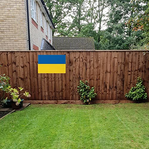 Besvalo Glory To Ukraine Flag, Ukrainian Victory Day Garden Flags, Double Sided National Flags Stand with Ukraine Banner Sign, Outdoor Yard Decorative Hanging Flag, 12x18 Inches