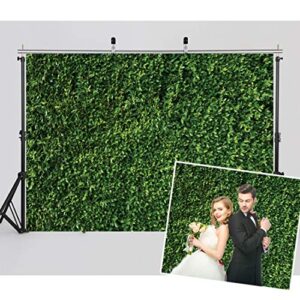 WOLADA 7x5FT Green Backdrop Greenery Wall Backdrop Green Leaves Backdrop Green Grass Backdrop Green Ivy Backdrop Bridal Baby Shower Birthday Wedding Party Backdrops Photo Studio Props 10923