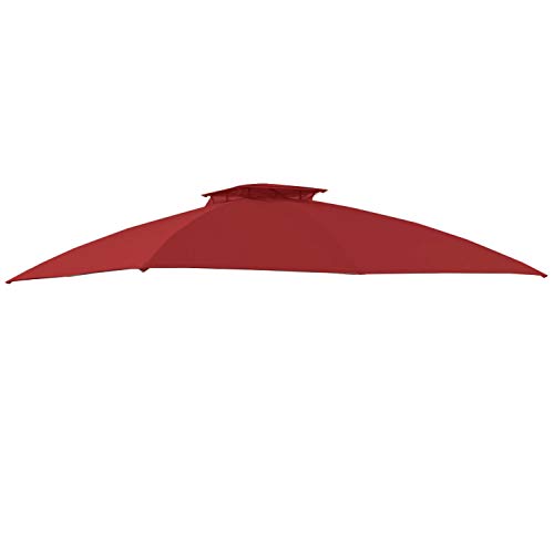 Garden Winds Replacement Canopy Top Cover for Broyhill Eagle Brooke Ashford Asheville Gazebo - Riplock 350 - Cinnabar - Will FIT These Models ONLY: A101007600, A101007603, A101007604