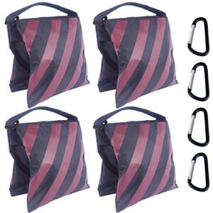 abccanopy sandbag photography weight bags for video stand,4 packs (burgundy)