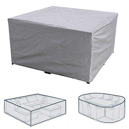 Yardwe Outdoor Patio Furniture Covers, Heavy Duty Waterproof Furniture Set Covers Rectangular Table and Chairs Cover (123x61x72cm)