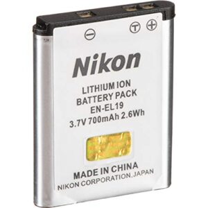 nikon 25837 en-el19 rechargeable li-ion battery