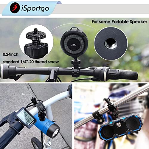 iSportgo Bike Bracket Bicycle Mount Holder for Outdoor Portable Bluetooth Speakers/GoPro Hero/Cameras