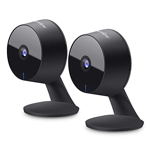 LaView Home Security Camera HD 1080P(2 Pack) Motion Detection,Include 2 SD Cards,Two-Way Audio,Night Vision,WiFi Indoor Surveillance Wired for Baby/pet,Alexa and Google,Cloud Service (US Server)