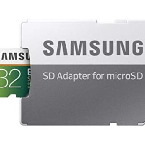 SAMSUNG (MB-ME32GA/AM) 32GB 95MB/s (U1) microSDHC EVO Select Memory Card with Full-Size Adapter