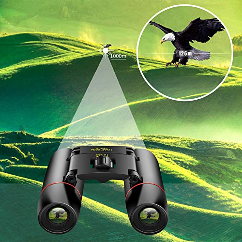 POLDR 12X25 Small Pocket Binoculars Compact Adults,Mini Kids Binoculars Boys for Bird Watching,Concert Theater Opera