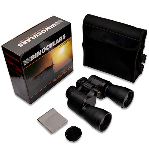 Binoculars 20x50 for Adults,Waterproof/Professional Binoculars Durable & Clear BAK4 Prism FMC Lens,Suitable for Outdoor Sports, Concert and Bird Watching