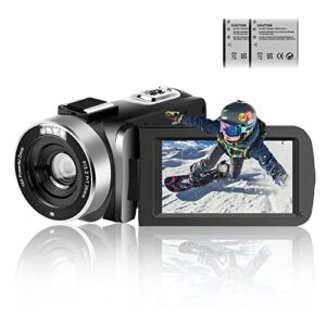 video camera,camcorder full hd 1080p 30fps 24.0 mp vlogging camera, ir night vision camcorder recorder, 16x zoom camcorders, youtube camera with remote control