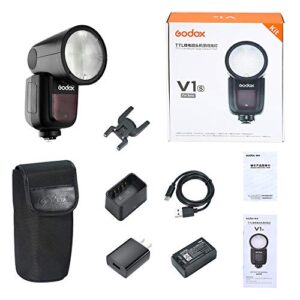 Godox V1-S Round Head Camera Flash Speedlite Flash for Sony Camera